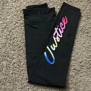 colored justice leggings